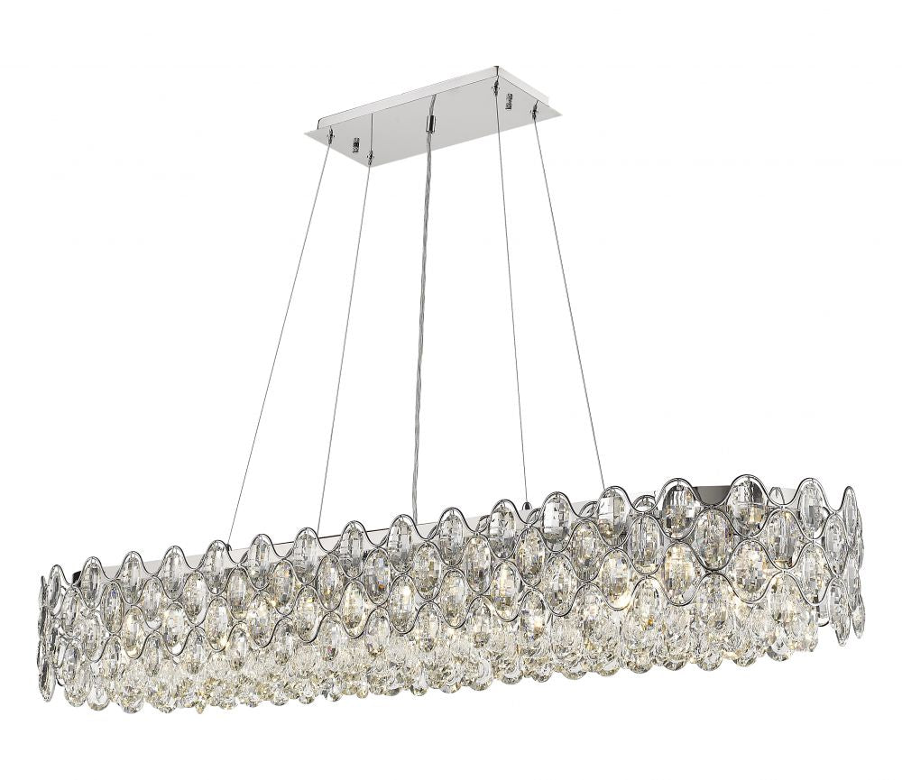 Alaina Crystal 16 Light Ceiling Lamp