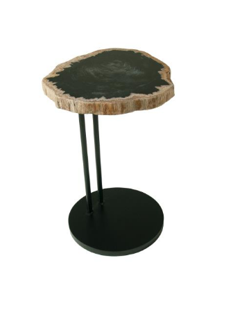 Dark Petrified Wood Staccato Table