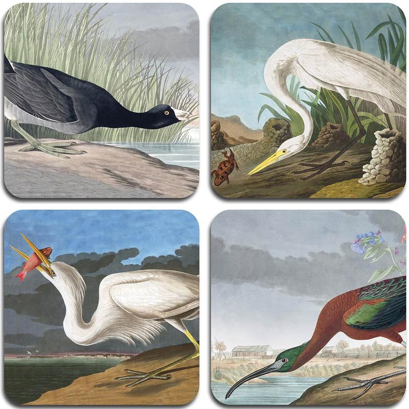 Audubon Birds Coasters Set