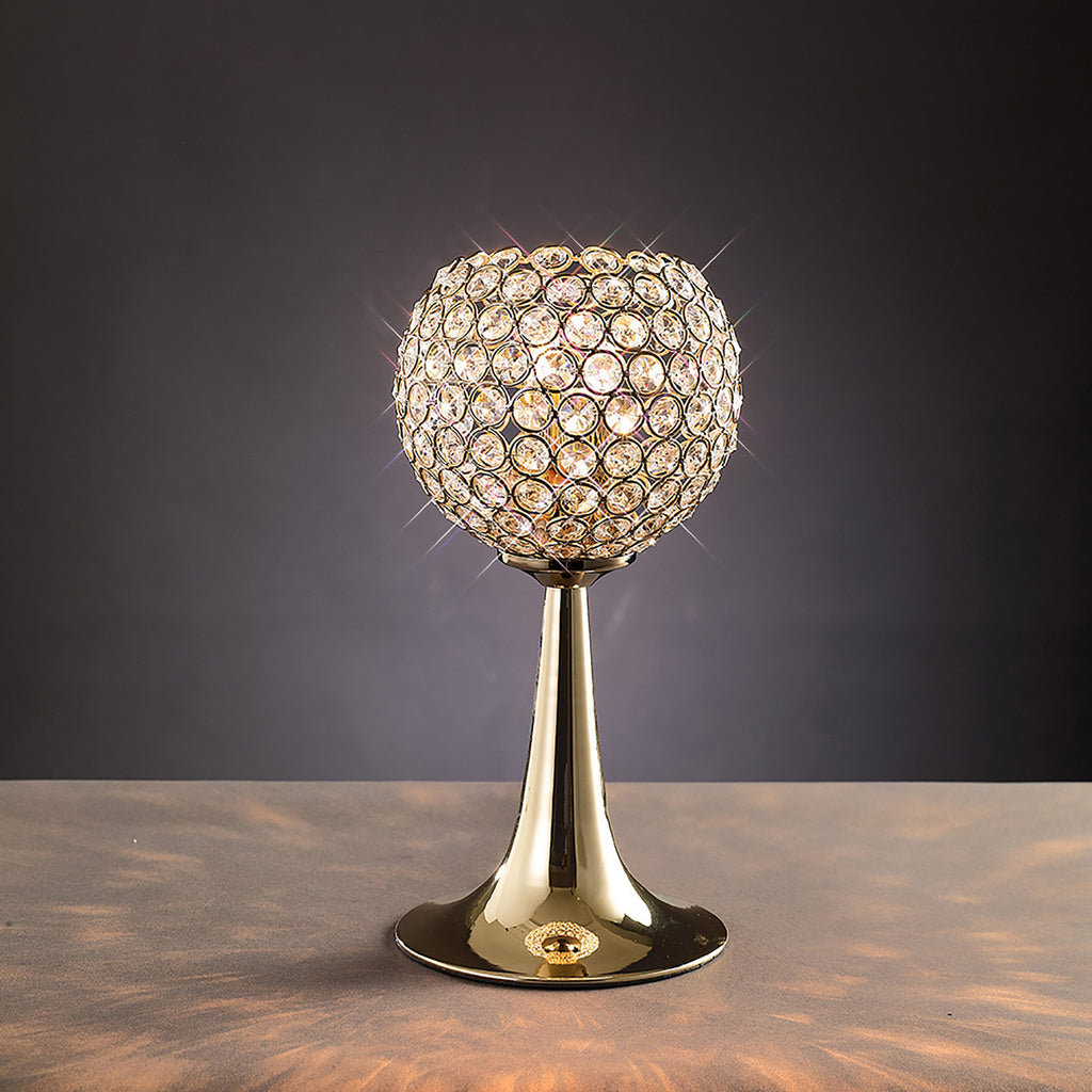 Avalon 2 Light French Gold Table Lamp
