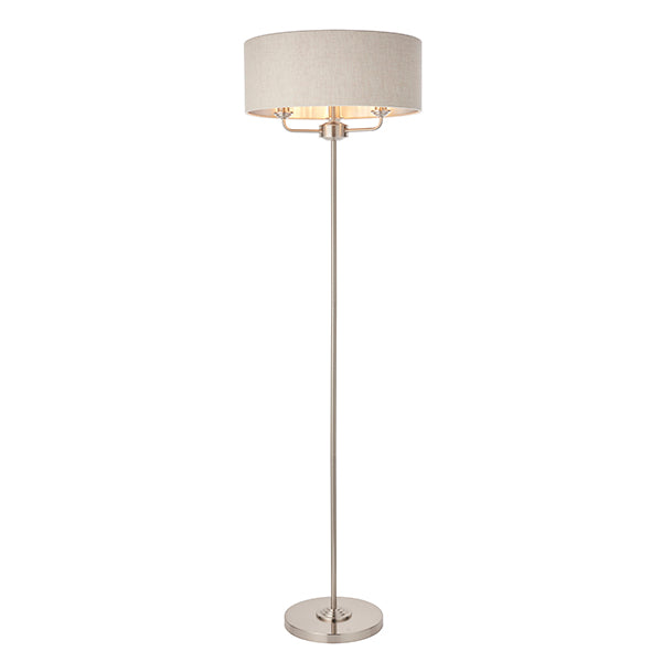 Natural 3 Light Floor Lamp