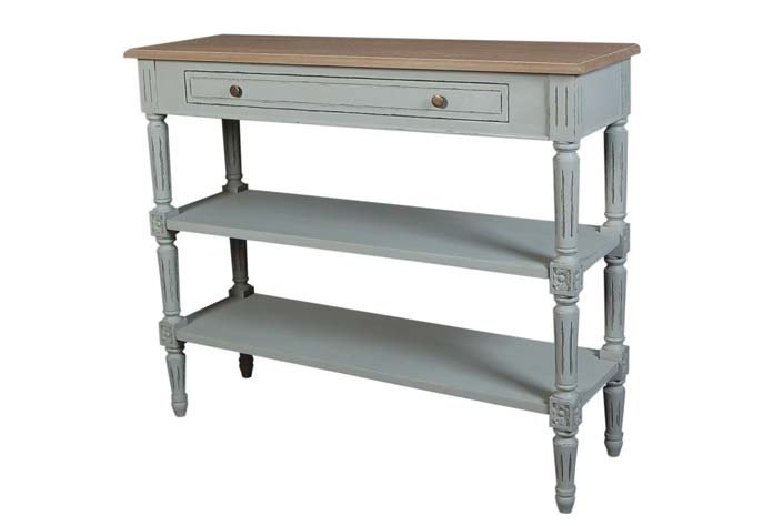 Valerie Stone Grey Console Table