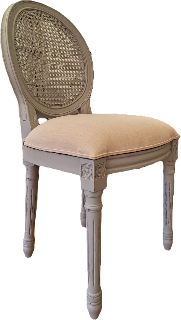 Set of 6 Grey Bergere Chairs