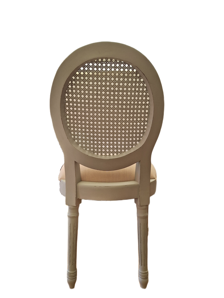 Set of 6 Grey Bergere Chairs