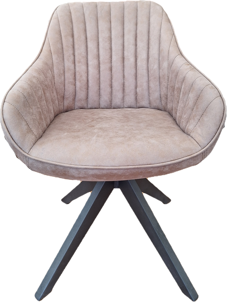 Faux Leather Arm Chair