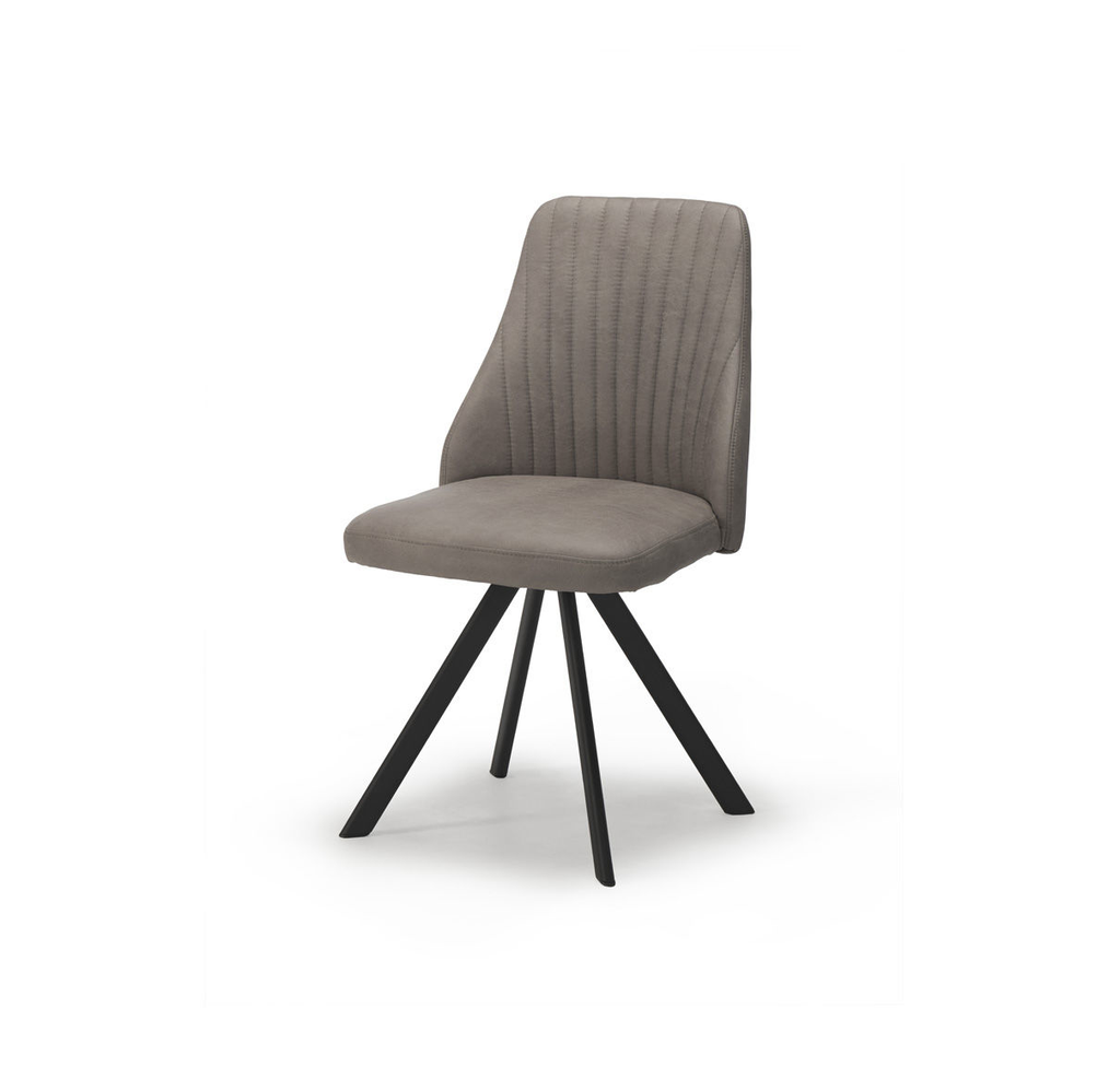 August Swivel Dining Chair (Dark Grey, Light Grey or Brown)