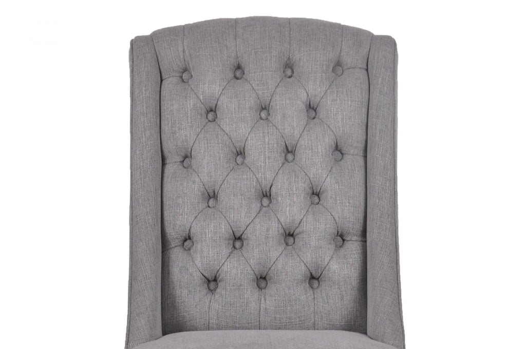 Daytona Slate Linen Dining Chair