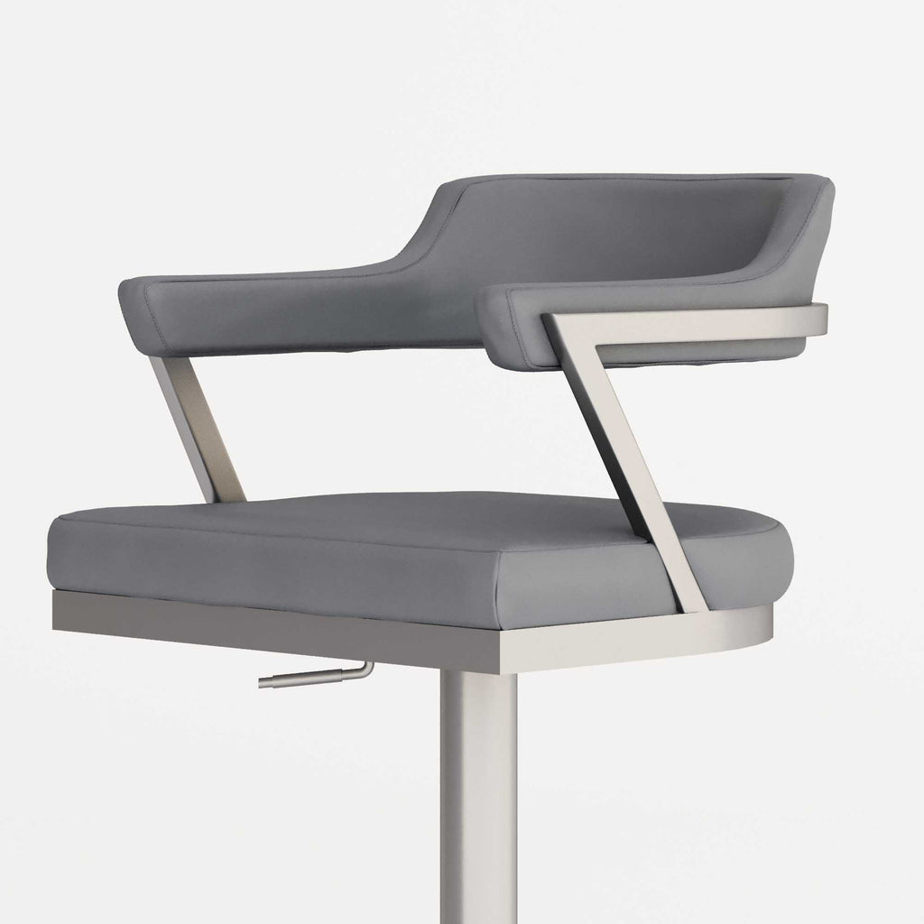 Frieza Adjustable Bar Stool (Black, Grey, Taupe or Caramel)