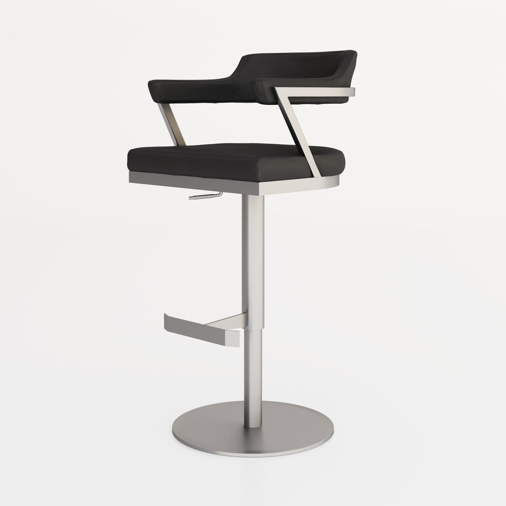 Frieza Adjustable Bar Stool (Black, Grey, Taupe or Caramel)