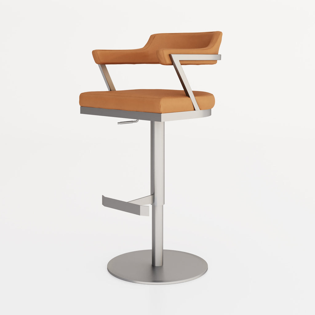 Frieza Adjustable Bar Stool (Black, Grey, Taupe or Caramel)