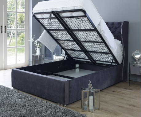 Nixon Red Velvet Bed Grays Of Worcester