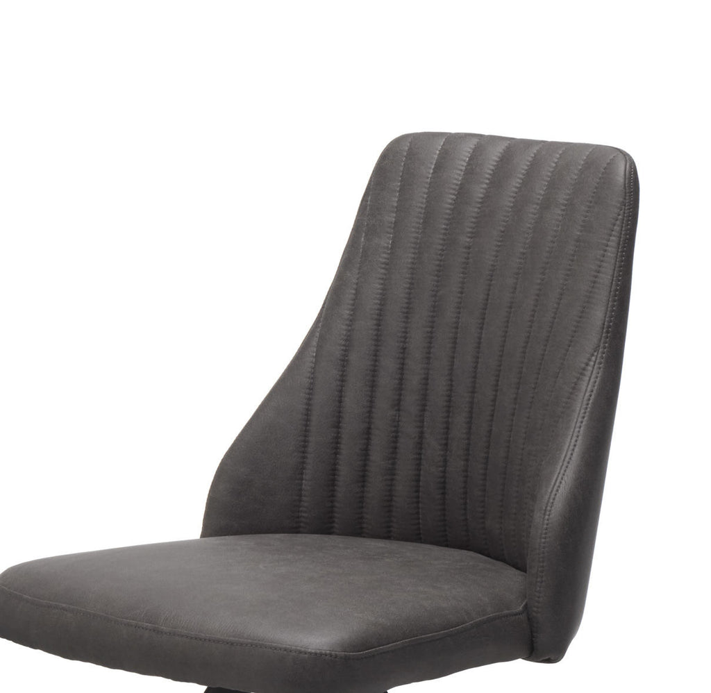 August Swivel Counter Stool (Light Grey, Dark Grey or Brown)