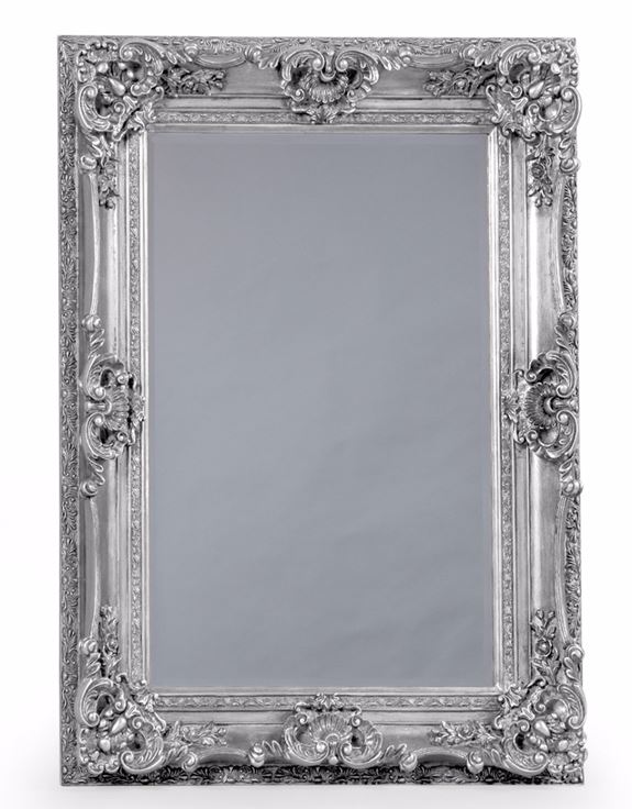 Antique Silver Regal Mirror