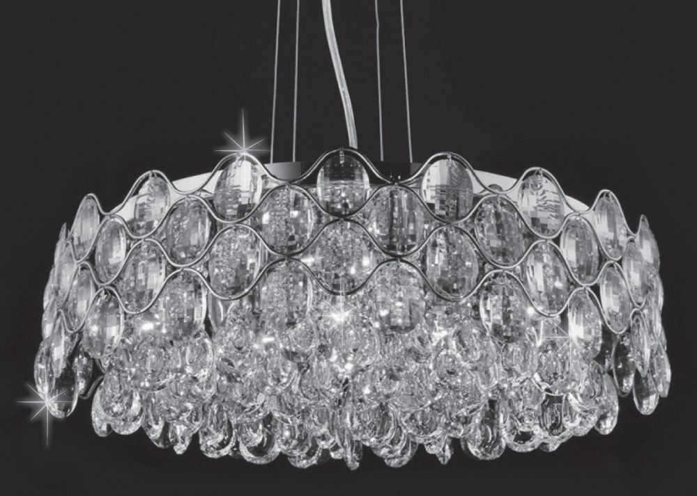 Alaina Crystal 12 Light Ceiling Lamp