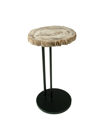 Light Petrified Wood Staccato Table
