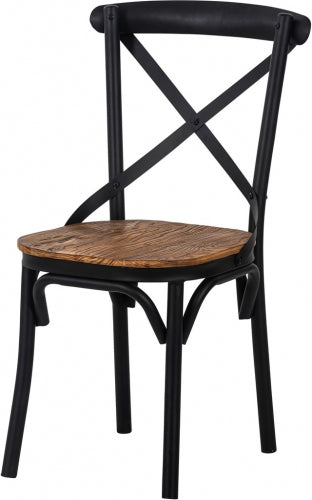 Black X Dining Chair