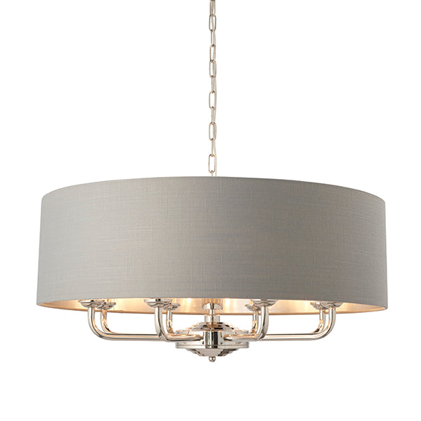 Charcoal 8 Light Ceiling Lamp
