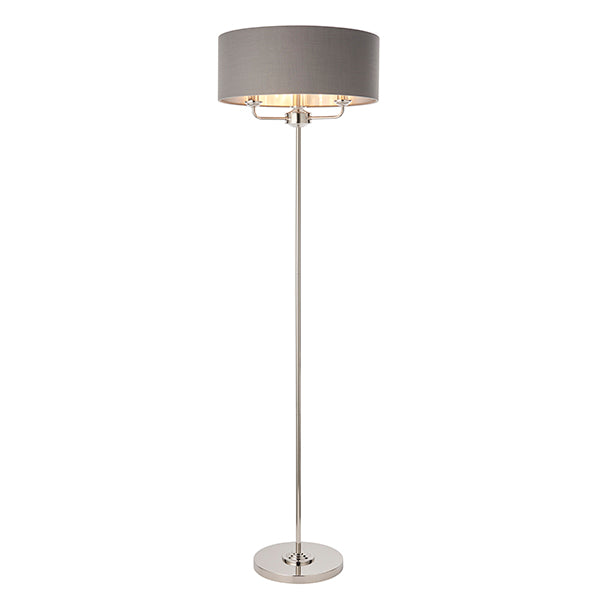 Charcoal 3 Light Floor Lamp