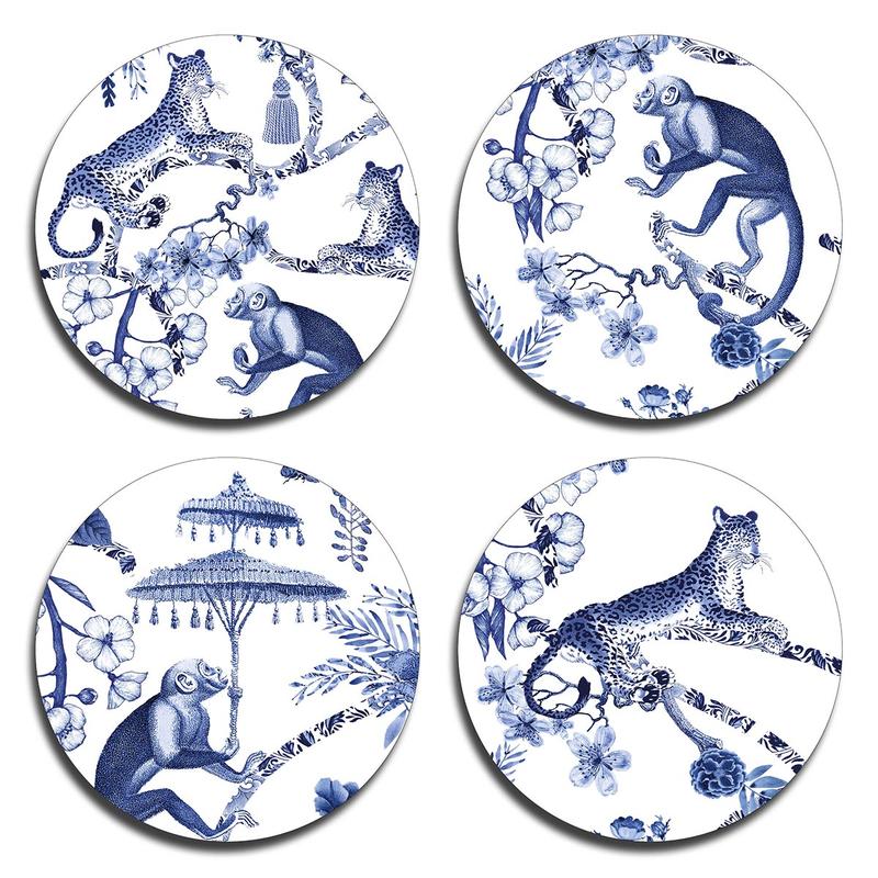 Animal Orient Coasters Set