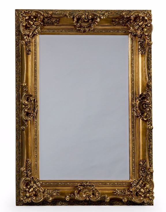 Antique Gold Regal Wall Mirror