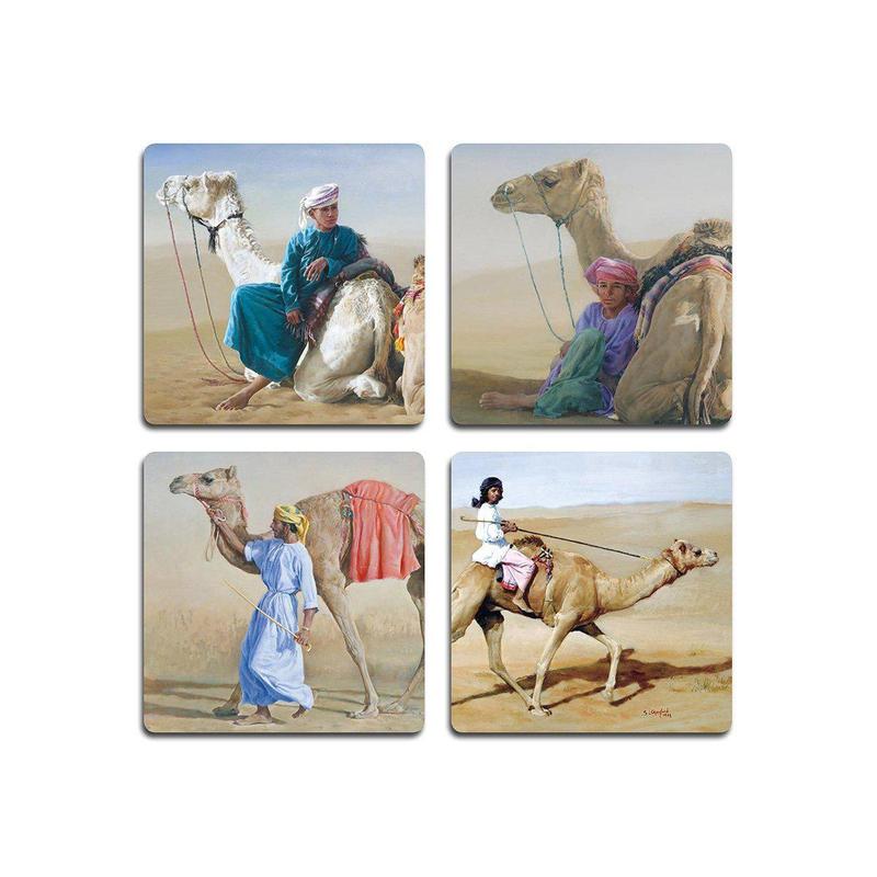 Camels Coasters Set