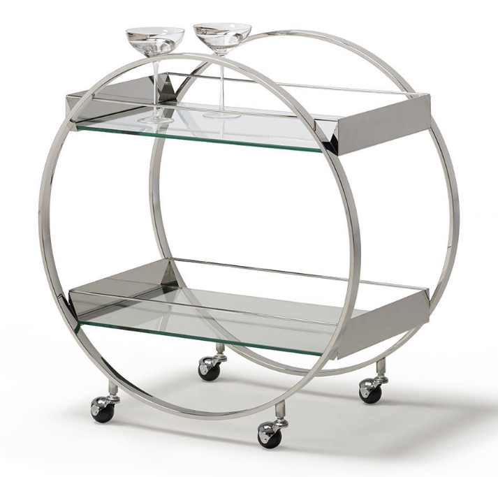 Stainless Steel Circle Frame Trolley