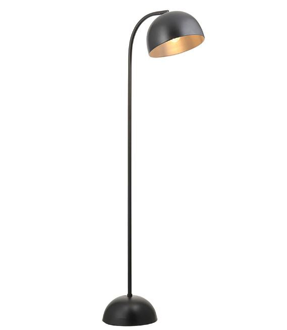 Matt Black Domed Floor Lamp
