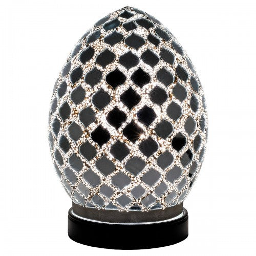 Mini Mosaic Glass Egg Lamp