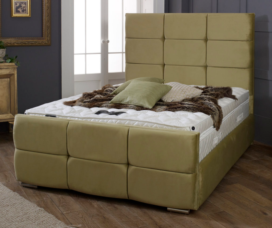Solo Olive Green Bed