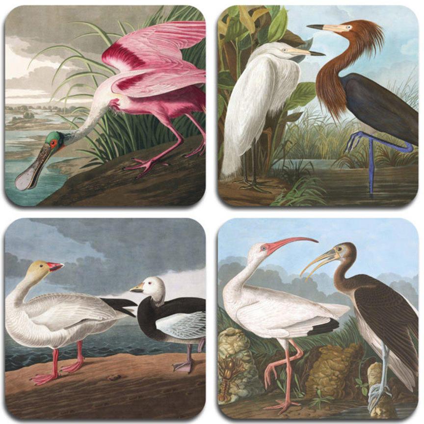 Audubon Birds Coasters Set 2